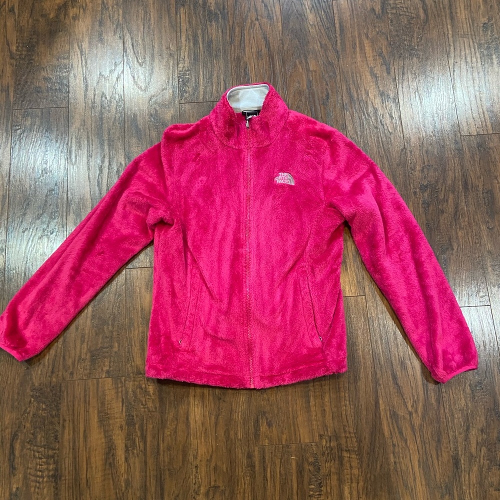 Fuzzy North Face Jacket